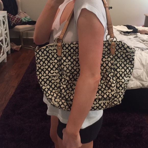 Coach Leather Tote - Picture 4 of 4